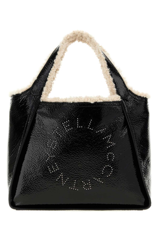 Black synthetic leather shopping bag Black STELLA McCARTNEY (513860WP0852)