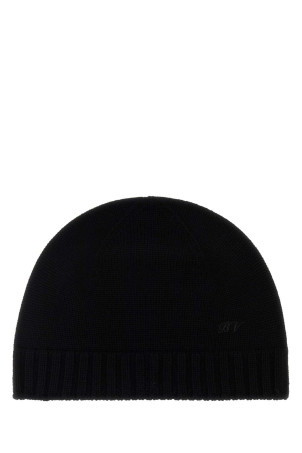 Black wool beanie hat Black BOTTEGA VENETA (A00470V72Z0)