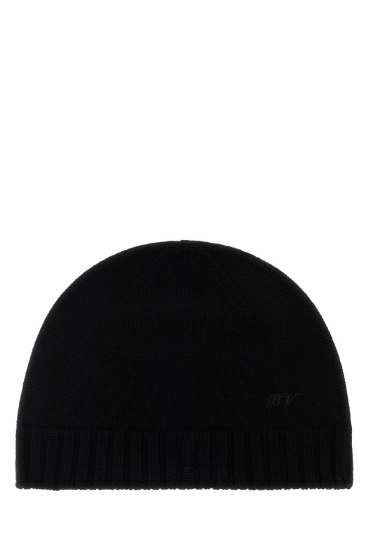 Black wool beanie hat Black BOTTEGA VENETA (A00470V72Z0)