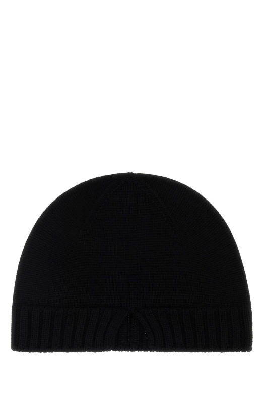 Black wool beanie hat Black BOTTEGA VENETA (A00470V72Z0)
