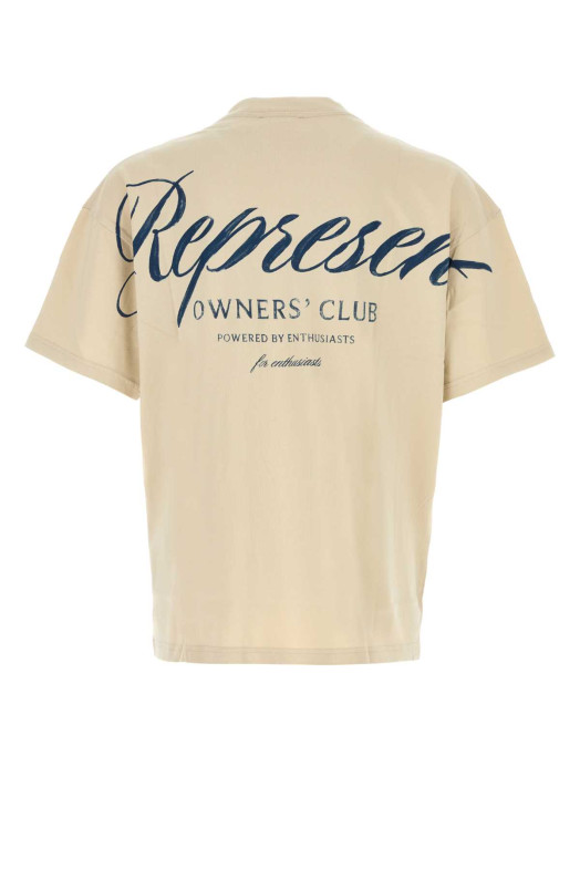 Футболка «Sand Cotton Represent Owners Club» с надписью «REPRESENT» (OCM41201)