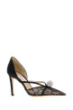 Black lace and satin Sacora pumps JIMMY CHOO (SACORAPUMP85FNB)