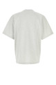 Светло-серая хлопковая футболка оверсайз ALEXANDER WANG (UCC3261905)
