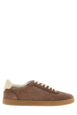 Brown suede sneakers Brown