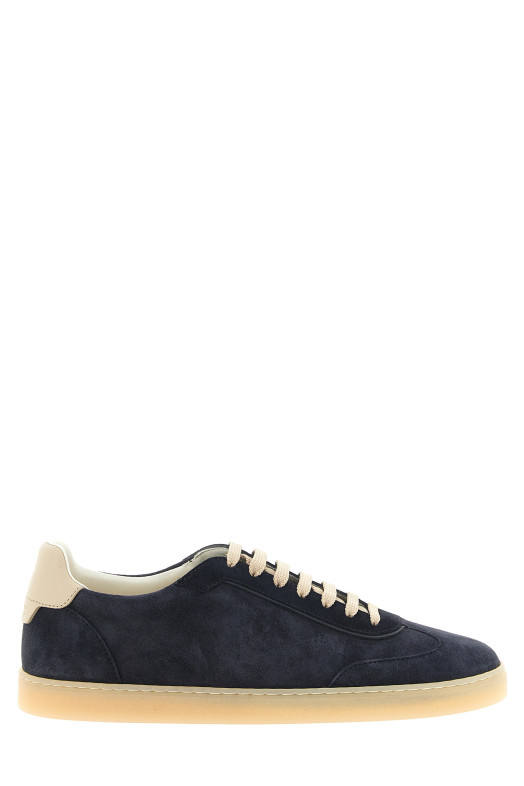 Синие замшевые кроссовки «Blue» BRUNELLO CUCINELLI MZUMGLJ336COK25