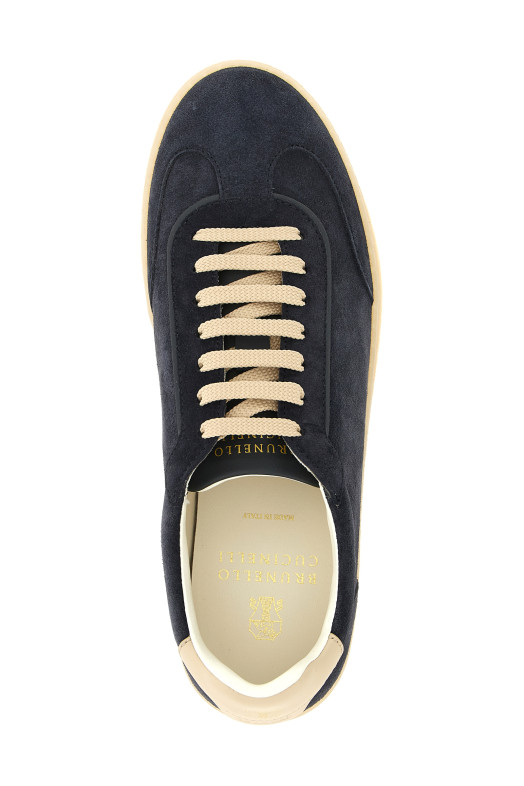 Синие замшевые кроссовки «Blue» BRUNELLO CUCINELLI MZUMGLJ336COK25