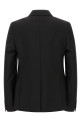 Black mohair kid blazer Black
