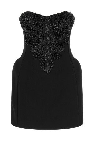 Crystal corset dress Black