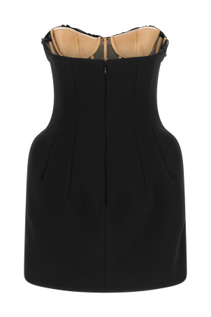 Crystal corset dress Black