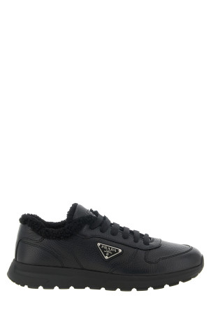 Black 'Prada Prax' sneakers Black