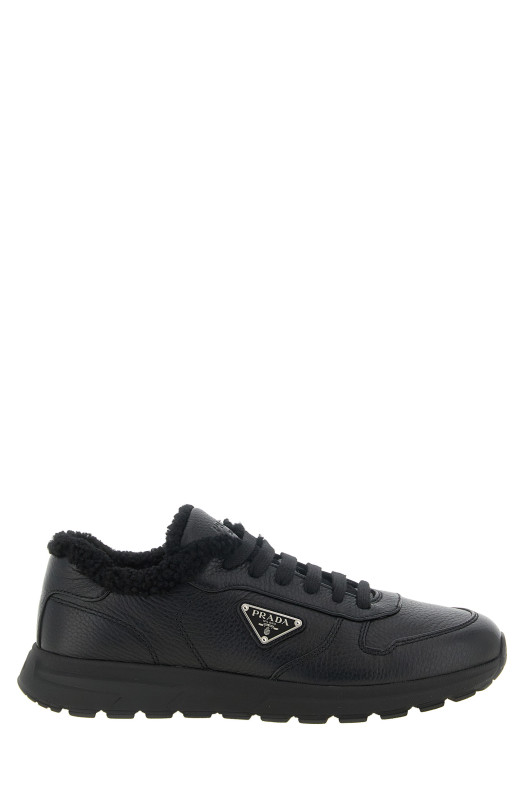 Black 'Prada Prax' sneakers Black