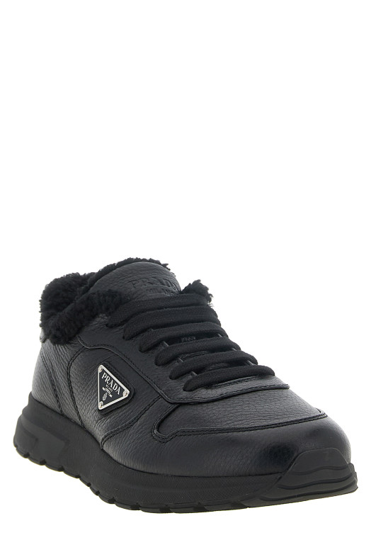 Black 'Prada Prax' sneakers Black