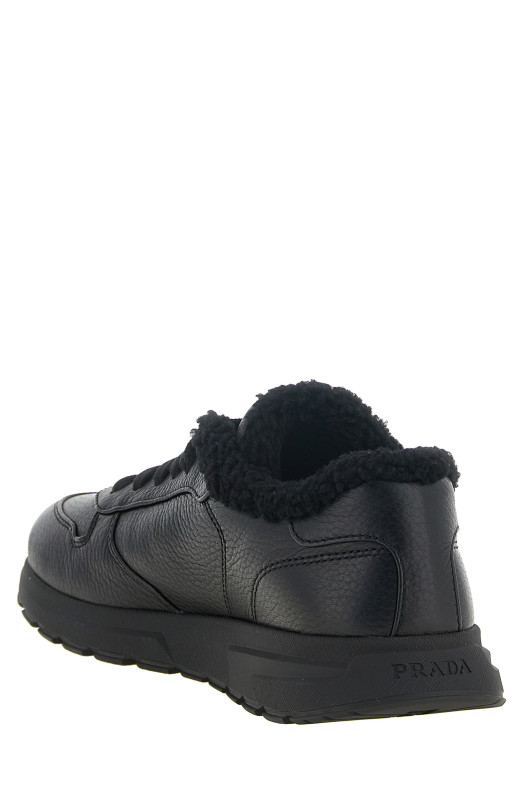 Black 'Prada Prax' sneakers Black