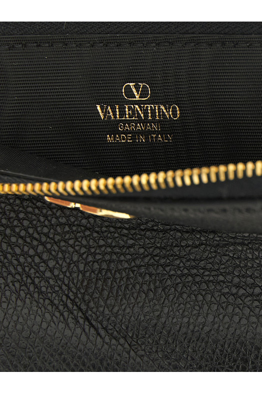 Черный кошелек для карт Valentino Garavani «VLogo» Черный W0P0BC9TLK0NO