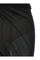 Dress with transparencies Black