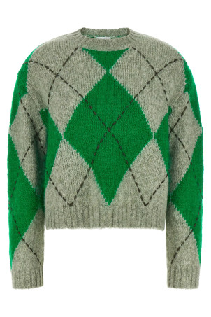 Green 'Big Argyle' sweater Green