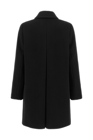 Black 'Gosford' coat Black