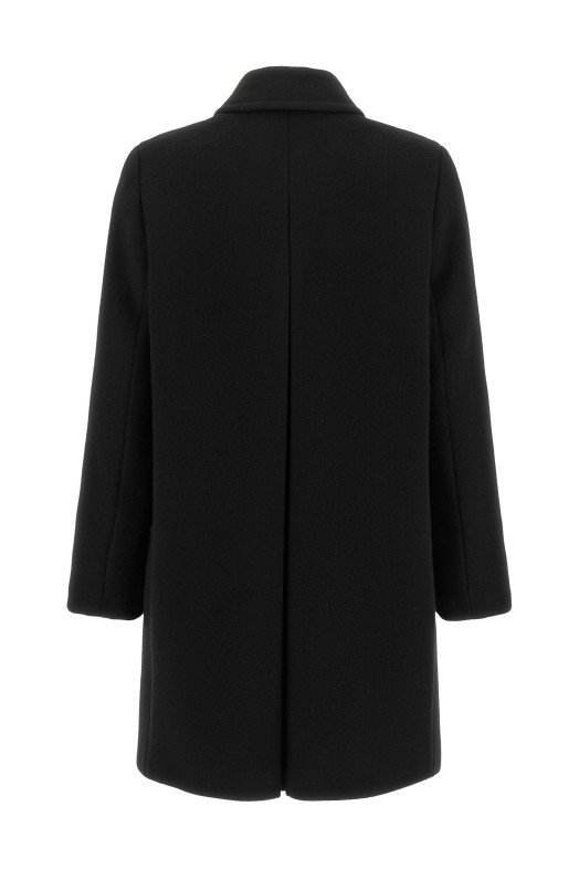 Black 'Gosford' coat Black