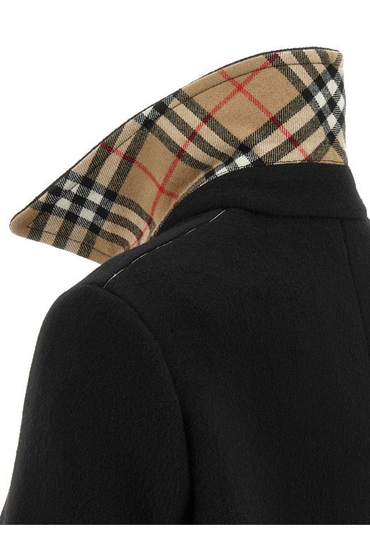 Black 'Gosford' coat Black