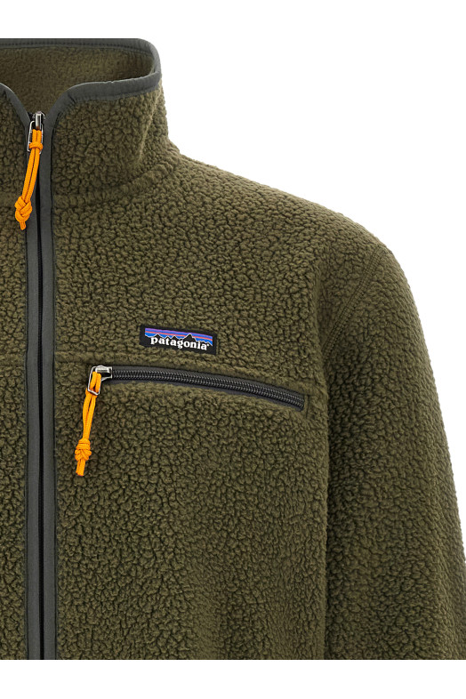Green 'Retro' jacket Green