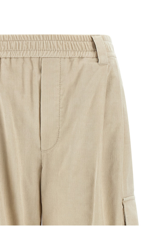 Бежевые брюки «Baggy Cargo» Бежевые MB187P9371C1644