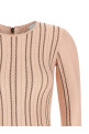 Pink origami knit dress Pink