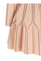 Pink origami knit dress Pink