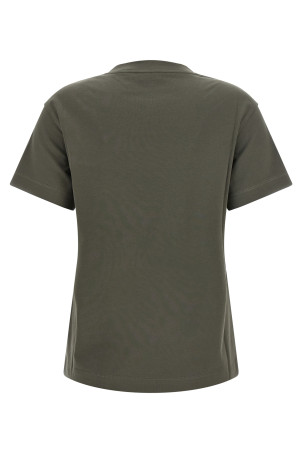 Green 'Shiny Tab' T-shirt Green