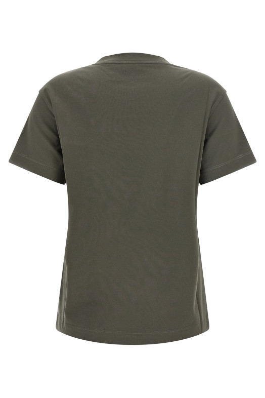 Green 'Shiny Tab' T-shirt Green
