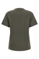 Green 'Shiny Tab' T-shirt Green