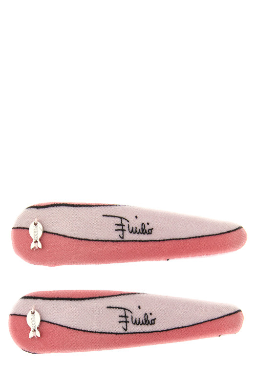 'Marmo' clothespin set Pink