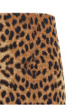 'Leopard' mini skirt Brown
