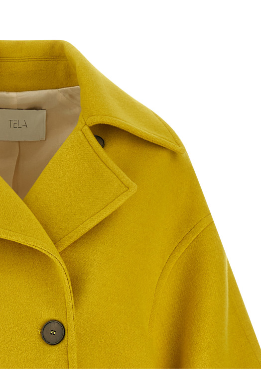 Yellow 'Seth' coat Yellow