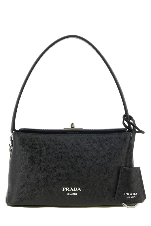 Черная сумочка «Prada Midi» Черная 1BC307VOOO2ZVDF0002
