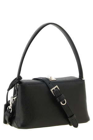 Black 'Prada Midi' handbag Black