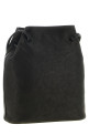 Black mini nappa leather crossbody bag Black