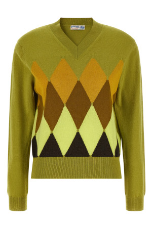 Green 'Diamond' sweater Green
