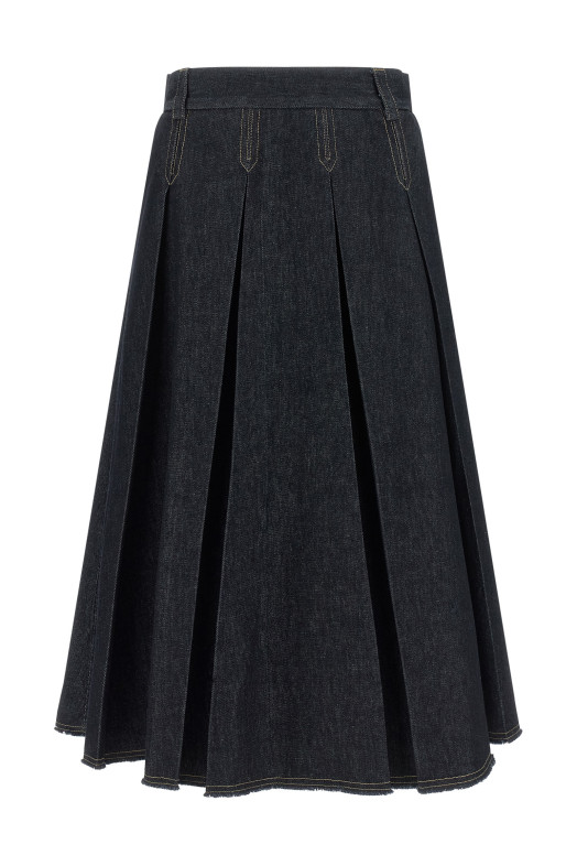 'Charlotte J' denim skirt Blue
