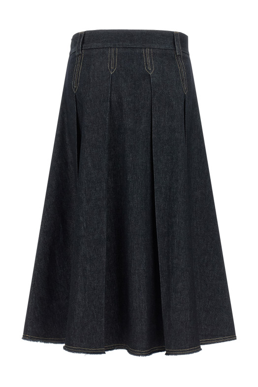 'Charlotte J' denim skirt Blue