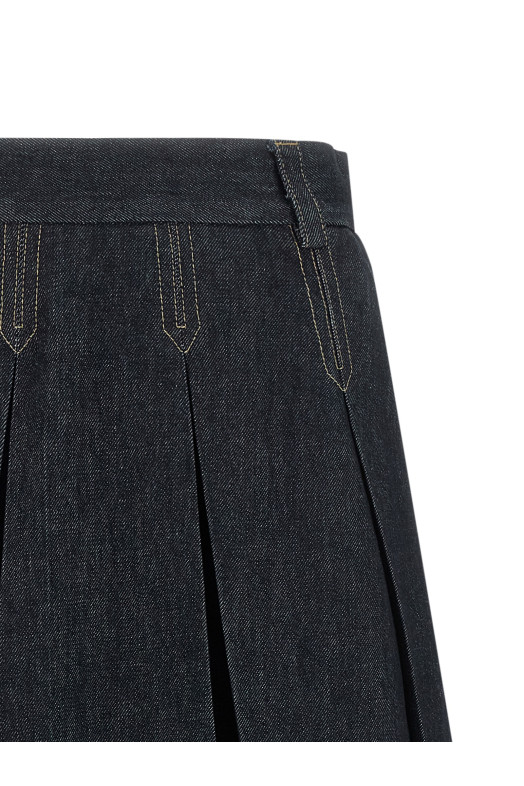 'Charlotte J' denim skirt Blue