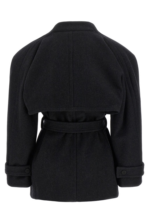 Black 'Le Caban Boléro' coat Black