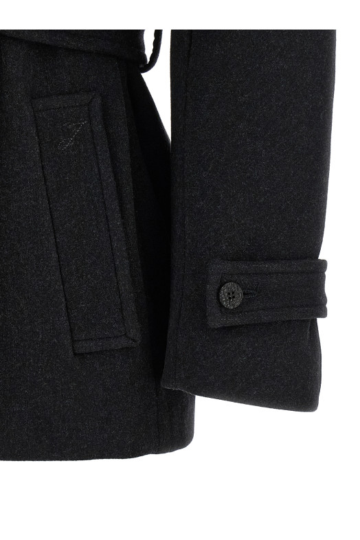 Black 'Le Caban Boléro' coat Black