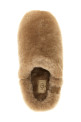 Brown 'Elea Fluffed' sabots Brown