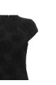 Black 'Flower Mesh Maxi' dress Black