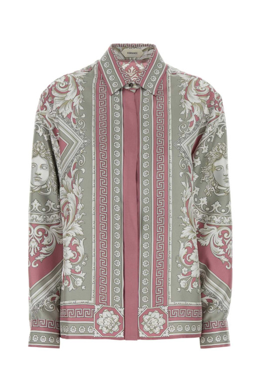Printed twill shirt VERSACE (10281531A19860)