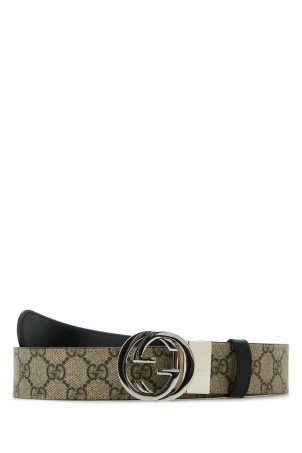 Двосторонній ремінь з тканини GG Supreme від GUCCI (473030KGDHN)