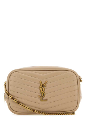 Cappuccino leather mini Lou crossbody bag SAINT LAURENT (748849DV707)