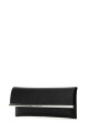 Черный кожаный клатч Cross B-Long от ALEXANDER MCQUEEN (8133321VDBS)