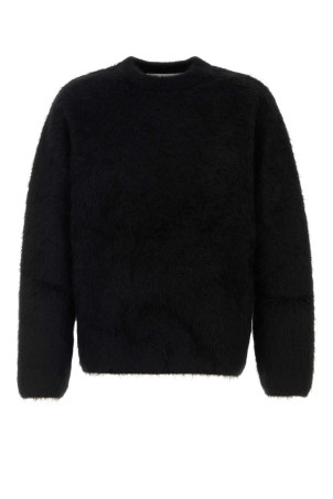 Black stretch alpaca blend Haru sweater SEFR (HARUSWEATER)