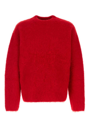 Red stretch alpaca blend Haru sweater SEFR (HARUSWEATER)